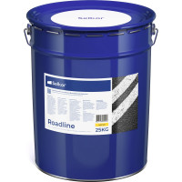 Быстросохнущая краска для дорожной разметки Selkor Roadline желтая, 25 кг 22352