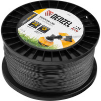 Леска двухкомпонентная EXTRA CORD (2 мм, 276 м, круглая, на DIN катушке) для триммера Denzel 96807