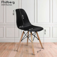 Стул Ridberg DSW EAMES черный, 1 шт. Box 1208568