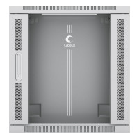 Телекоммуникационный настенный шкаф Cabeus 19" 6U цвет серый SH-05F-6U60/45