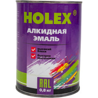 Алкидная автоэмаль HOLEX 5002 RAL синий ультрамарин, 0.8 кг HAS-385629