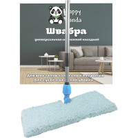 Швабра HAPPY PANDA HP-M06 DUO телескопическая, 120 см, с насадкой микрофибра РТ-00067571