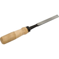 Плоская стамеска Арефино Инструмент горячая штамповка, с деревянной ручкой, 12 мм С23