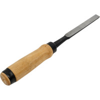 Стамеска-долото Арефино Инструмент горячая штамповка, с деревянной ручкой, 12 мм С94