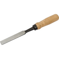 Плоская стамеска Арефино Инструмент горячая штамповка, с деревянной ручкой, 16 мм С24