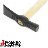 Печниковый молоток - кирочка Арефино Инструмент 600 г, оксидированный лак С247