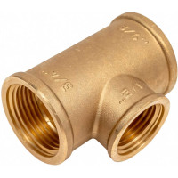 Тройник LD PRIDE 3/4'' - 1/2'' - 3/4'' вн/вн/вн, латунь 20-15-20 552124