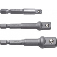 Набор адаптеров для торцевых головок 3 шт, 1/4", 3/8", 1/2" TOPTUL GAAR0301