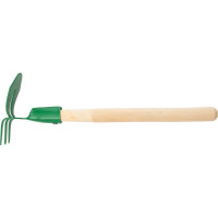 Комбинированная стальная мотыжка КЭС 65x150x435 мм, деревянная рукоятка 21020023