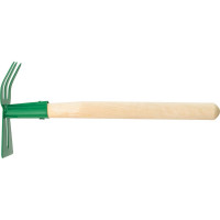 Комбинированная стальная мотыжка КЭС 65x170x435 мм, деревянная рукоятка 21020024