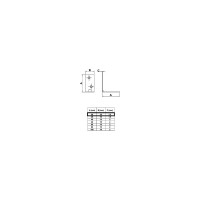 Крепежный уголок Amig 1-20 цинк, Ang., 1 шт. 375