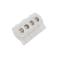 Клеммник КВТ 4-х контактный KE10.1 (AL 10-35/Cu 1.5-25) 88974