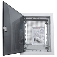 Пластмассовый электрошкаф с пластиковой дверцей Tehnoplast для ит - 2 ряда ip 40 - u24fs it 30557