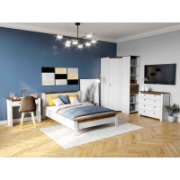 Стеллаж Мебельград Даллас спальня, дуб винтерберг/таксония 55469_1