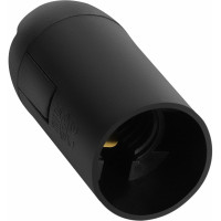 Патрон duwi E14 подвесной, гладкий, черный 24523 0