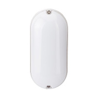 Светодиодный светильник Volpe влагозащищенный, овал ULW-Q225 12W/6500К IP65 WHITE UL-00005135