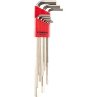 Набор из 9 хромированных ключей BONDHUS XL 1.5-10mm 17199