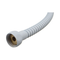 Шланг для душа Melodia della vita STANDARD WHITE 1/2х1/2 нерж. D14 мм, L150 см, 2-й зажим 34525