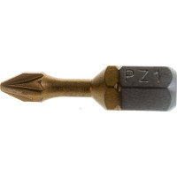 Биты фрезерованные TiN-half (10 шт; Pz1; 25 мм) D.BOR D-THT-PZ01-025-010