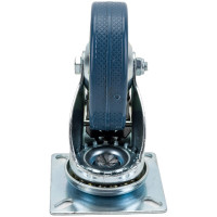 Колесо серая резина поворотное с тормозом SCGB93 75 мм MFK-TORG 3054075