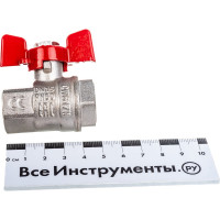 Шаровый кран IVANCI Superior, ручка-бабочка, внутренняя-внутренняя резьба 1/2" IVC.100217.N.03