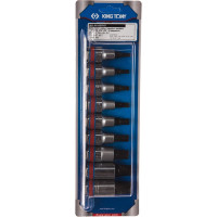 Набор торцевых насадок (9 шт; 1/2"; 3/16"-5/8"; HEX) KING TONY 4110SR10