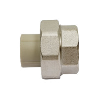 Муфта комбинированная разъемная с внутренней резьбой VALFEX PP-R серая, 20 мм х1" 10155125Г 127-0332