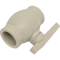 Кран шаровой VALFEX PP-R серый, 50 мм 10144050Г 007-7689