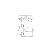 Смеситель для ванны Aquanet AF520-20СW Arctic хром/бел 00216776