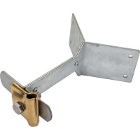 Держатель-зажим круглого проводника EZETEK 8-10мм для конька, высота 110мм, латунь 71123