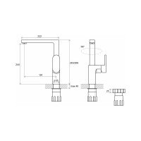 Смеситель для кухни Ravak Chrome CR 016.00 X070054 00000033554