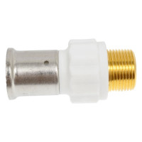 Муфта HENCO НР, ПВДФ пресс, белая, 26x3/4" 17PKW-2605