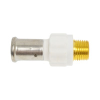 Муфта HENCO НР, ПВДФ пресс, белая, 20x1/2" 17PKW-2004