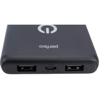 Внешний аккумулятор Perfeo Powerbank 10000 mah Micro usb In Out USB 1 А, 2.1A Black 30013892