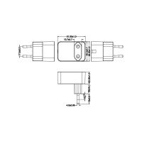 Угловой адаптер/блок питания ROBITON ID6-500S 15693