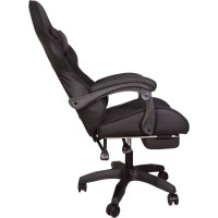 Компьютерное кресло GRAMBER черное, экокожа А01