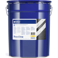 Быстросохнущая краска для дорожной разметки Selkor Roadline желтая, 25 кг 22352