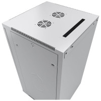 Телекоммуникационный настенный разобранный шкаф Cabeus 19" 22U цвет серый SH-05F-22U60/60m-R