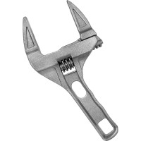 Разводной сантехнический ключ vertextools 200мм, увеличенный диапазон раскрытия, 16-68мм 2220-200-68