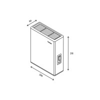 Прибор вентиляционный Vakio КИВ Комфорт Черный (RAL 9005) 21825