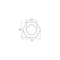 Контргайка Сантис 1/2" чугун 000760