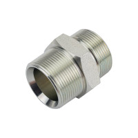Переходной ниппель TITAN LOCK сталь, 1.1/2", НР BSP/НР NPT, TL1.1/2RMBS-MNP
