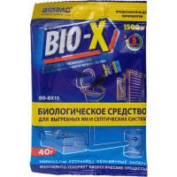 Биологическое средство для выгребных ям и септических систем BIO-Х (1 шт - 40 г) БиоБак BB-BX15