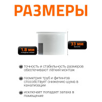 Заглушка Ostendorf htmw, белый 40 559810