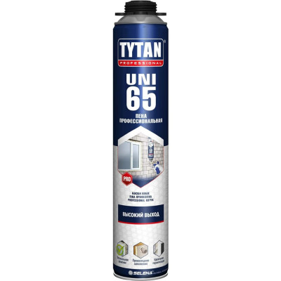 Летняя профессиональная пена Tytan PROFESSIONAL 65 UNI 16968