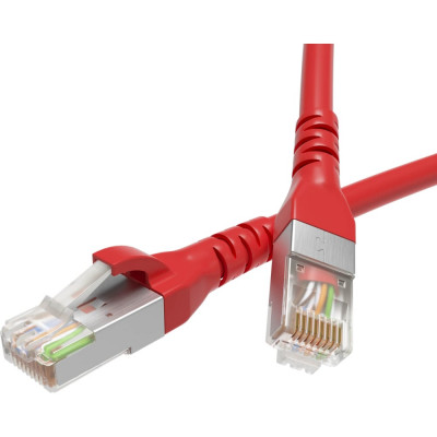 DKC Патч-корд экранированный cat6 f/utp 4x2, lszh, красный, 7.0м RN6FU4570RD