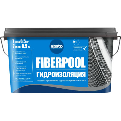 Гидроизоляционная мастика Kesto Fiberpool T3723.300.