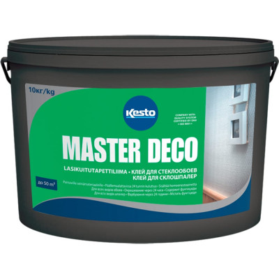 Готовый клей для стеклообоев Kesto MASTER DECO T6508.312K.