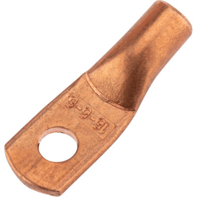 REXANT Наконечник медный ТМ 16-6-6 (16мм2 - d 6мм) уп.5 шт 07-5310-1