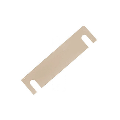 Лидер Боковая панель для экранов на чугунную батарею с прорезью для трубы 61х15 см бежевый